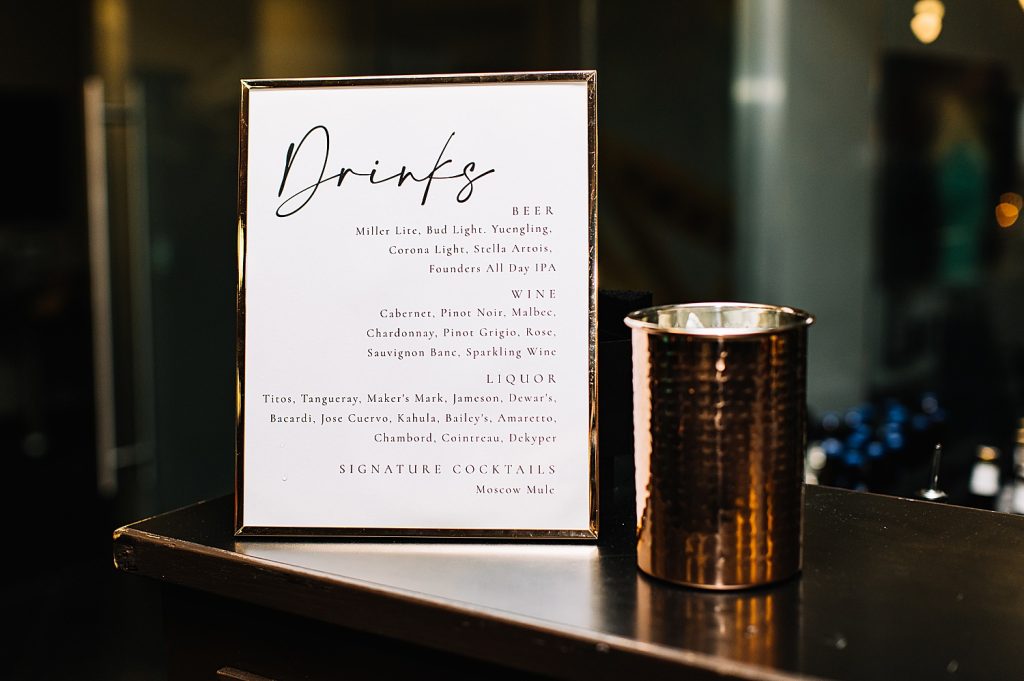 Moody & Chic Rivers Club Wedding. For more modern wedding ideas, visit burghbrides.com!