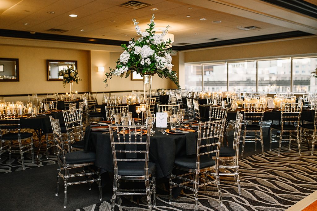 Moody & Chic Rivers Club Wedding. For more modern wedding ideas, visit burghbrides.com!