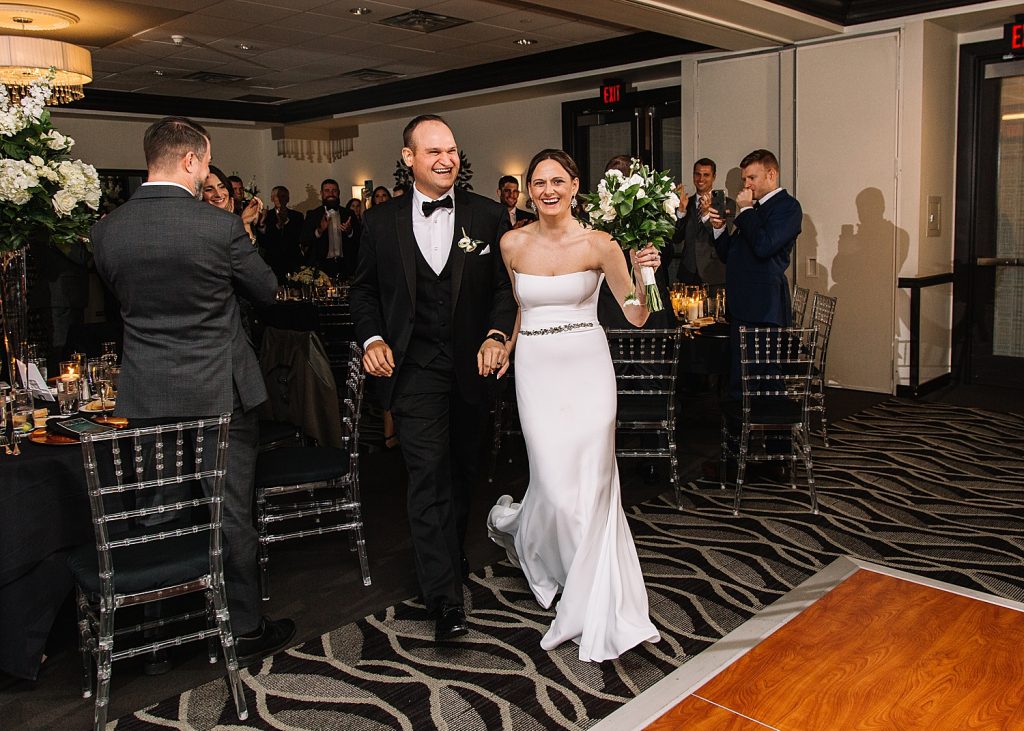 Moody & Chic Rivers Club Wedding. For more modern wedding ideas, visit burghbrides.com!