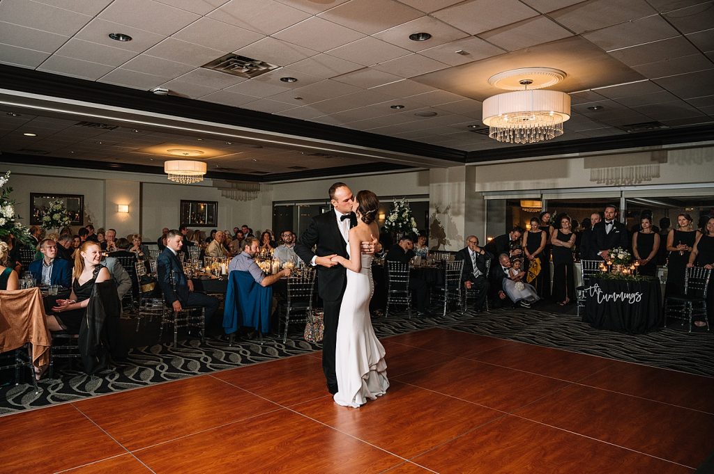 Moody & Chic Rivers Club Wedding. For more modern wedding ideas, visit burghbrides.com!