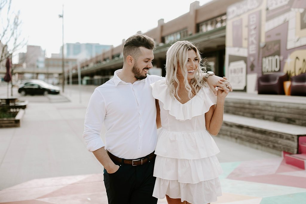 Fun-Loving Engagement Session in the Strip District | Burgh Brides