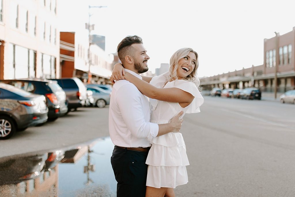 Fun-Loving Engagement Session in the Strip District | Burgh Brides