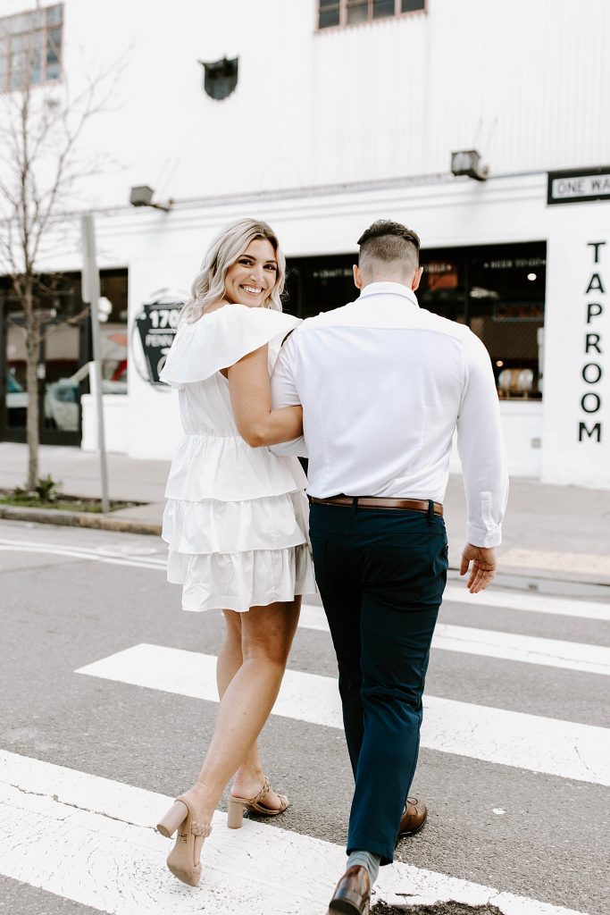 Fun-Loving Engagement Session in the Strip District | Burgh Brides