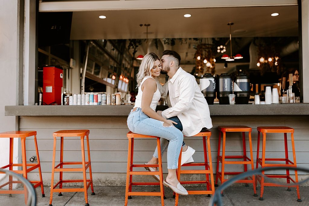 Fun-Loving Engagement Session in the Strip District | Burgh Brides