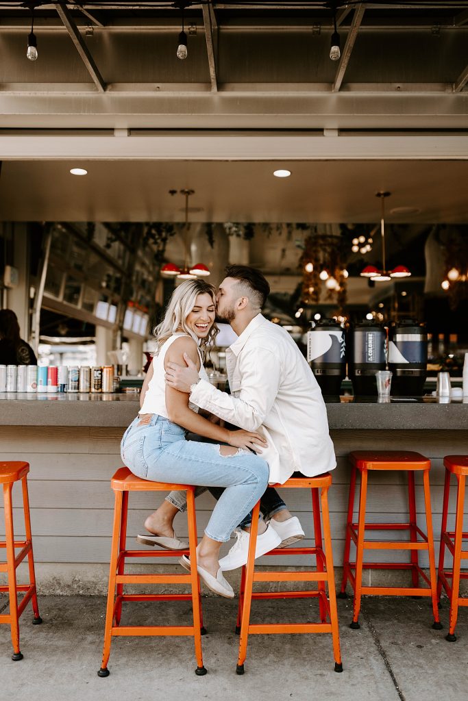 Fun-Loving Engagement Session in the Strip District | Burgh Brides