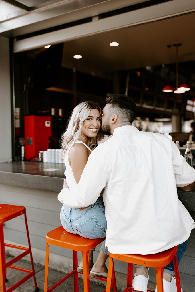 Fun-Loving Engagement Session in the Strip District | Burgh Brides