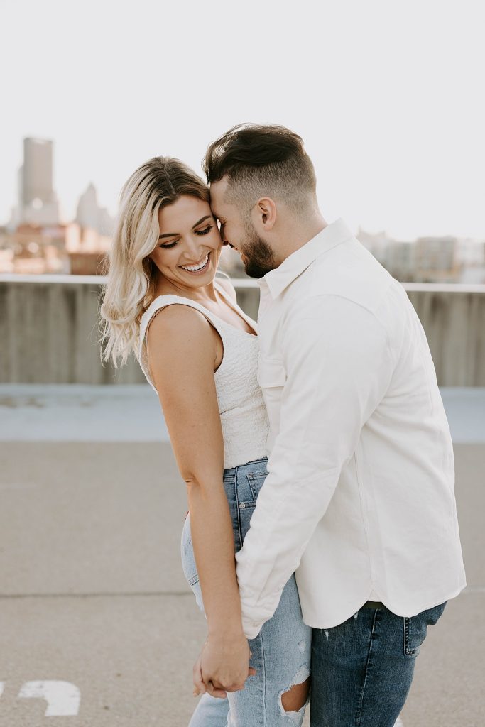 Fun-Loving Engagement Session in the Strip District | Burgh Brides