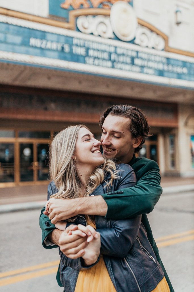 Pittsburgh Cultural District Engagement Session | Burgh Brides