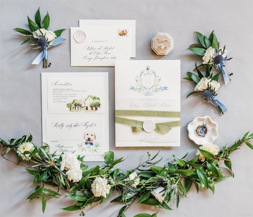 Dreamy Blue Wedding at the Stables at Hartwood | Burgh Brides | Steven Dray Photography