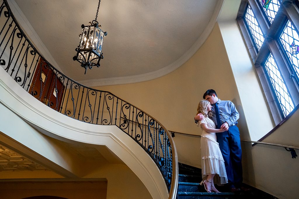 Reminiscent Engagement Session at Grove City College | Burgh Brides | Erica Dietz Photography