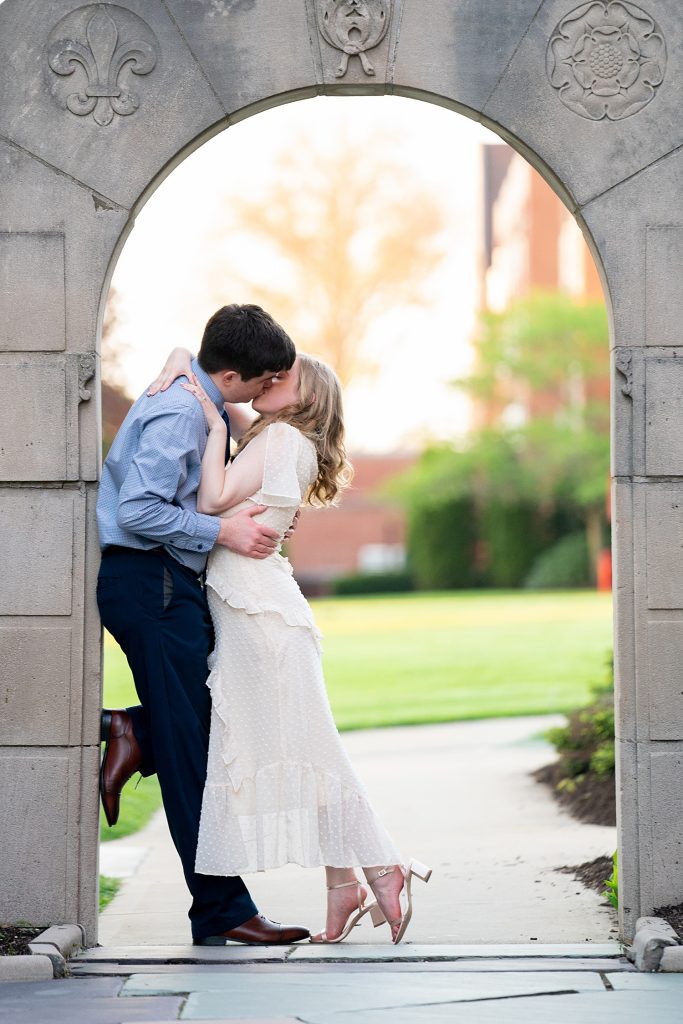 Reminiscent Engagement Session at Grove City College | Burgh Brides | Erica Dietz Photography