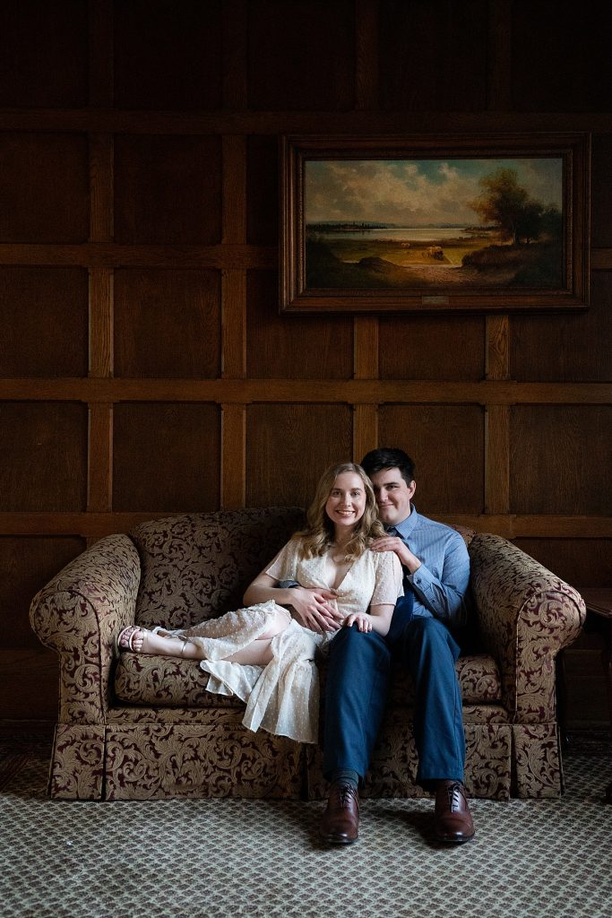 Reminiscent Engagement Session at Grove City College | Burgh Brides | Erica Dietz Photography
