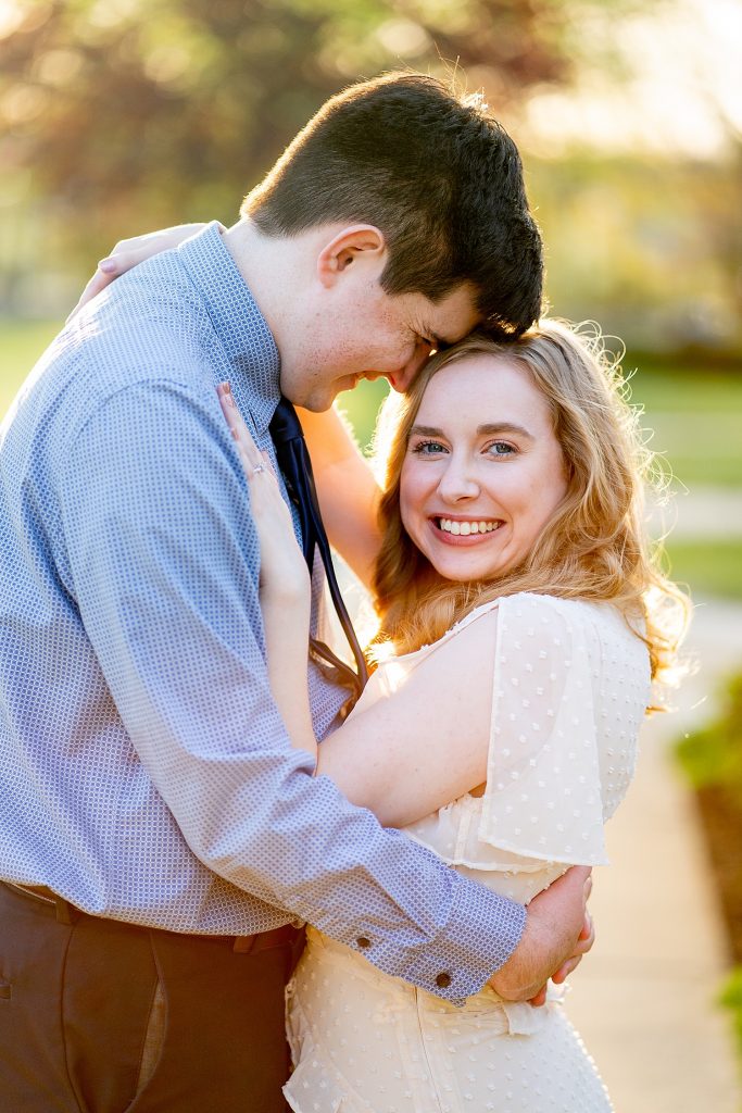 Reminiscent Engagement Session at Grove City College | Burgh Brides | Erica Dietz Photography