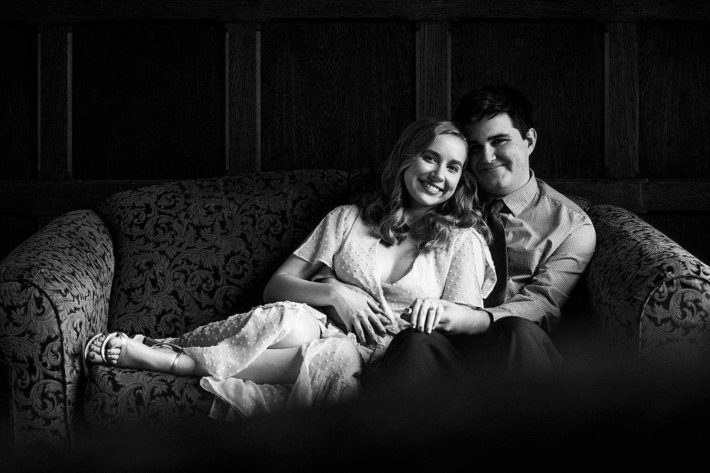 Reminiscent Engagement Session at Grove City College | Burgh Brides | Erica Dietz Photography