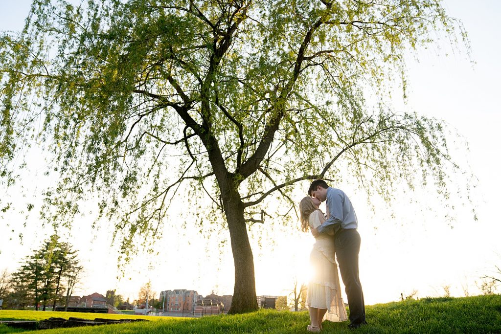 Reminiscent Engagement Session at Grove City College | Burgh Brides | Erica Dietz Photography