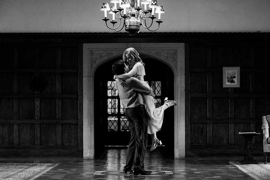 Reminiscent Engagement Session at Grove City College | Burgh Brides | Erica Dietz Photography