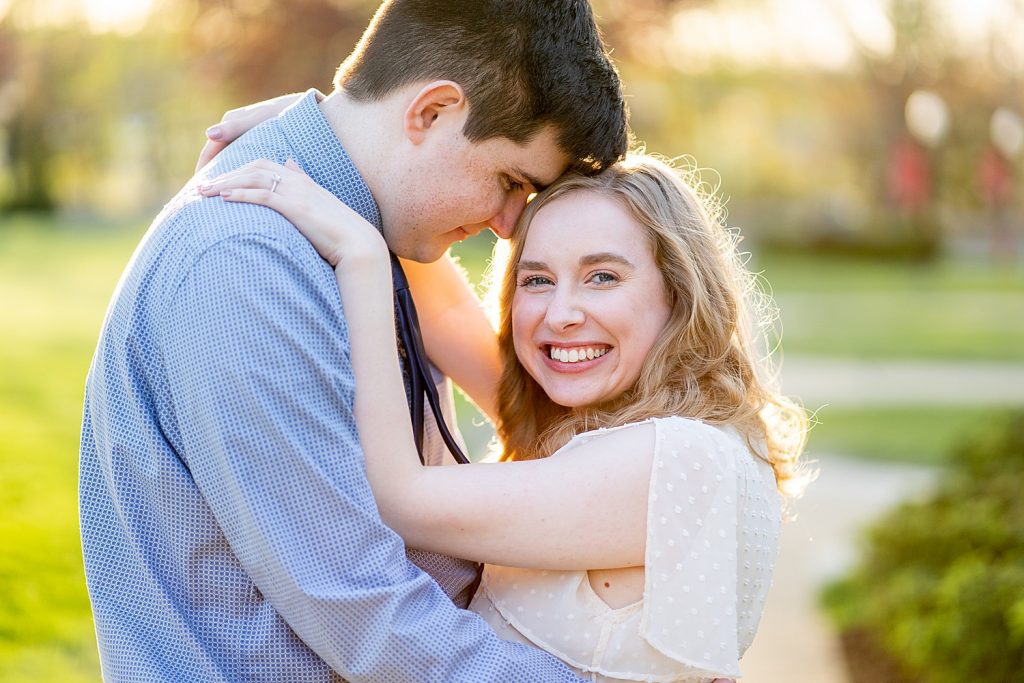 Reminiscent Engagement Session at Grove City College | Burgh Brides | Erica Dietz Photography