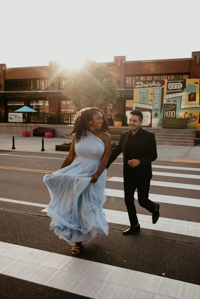 Strip District Engagement Session Inspired by Cinderella | Ashley Sara Photography | Burgh Brides