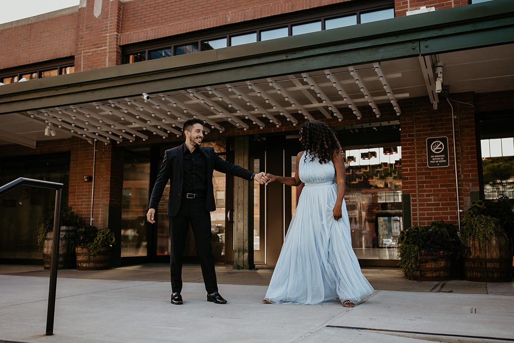 Strip District Engagement Session Inspired by Cinderella | Ashley Sara Photography | Burgh Brides