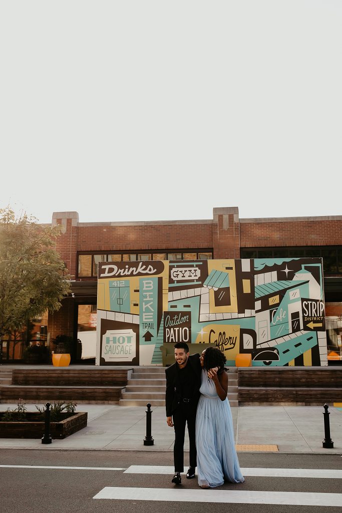 Strip District Engagement Session Inspired by Cinderella | Ashley Sara Photography | Burgh Brides