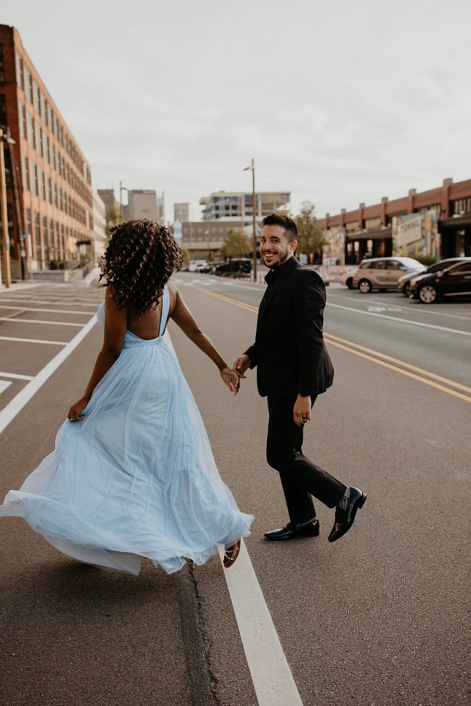 Strip District Engagement Session Inspired by Cinderella | Ashley Sara Photography | Burgh Brides