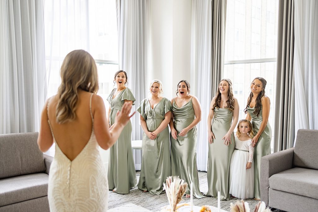 Sage Green & Dusty Blue Energy Innovation Center Wedding | Burgh Brides | Danielle Durbin Film & Photo