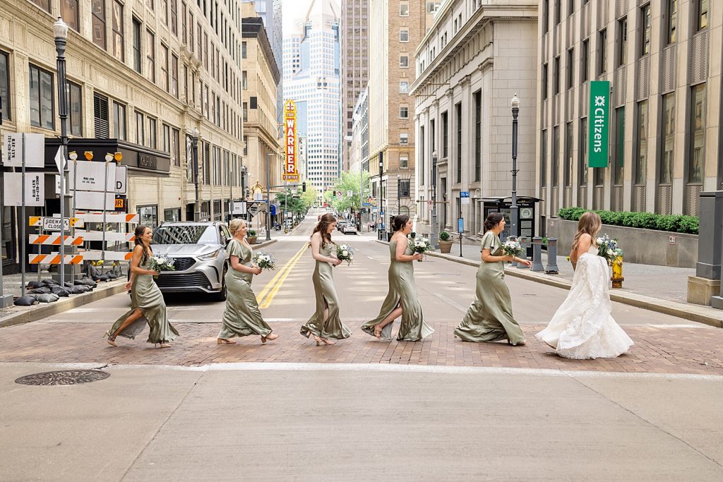 Sage Green & Dusty Blue Energy Innovation Center Wedding | Burgh Brides | Danielle Durbin Film & Photo