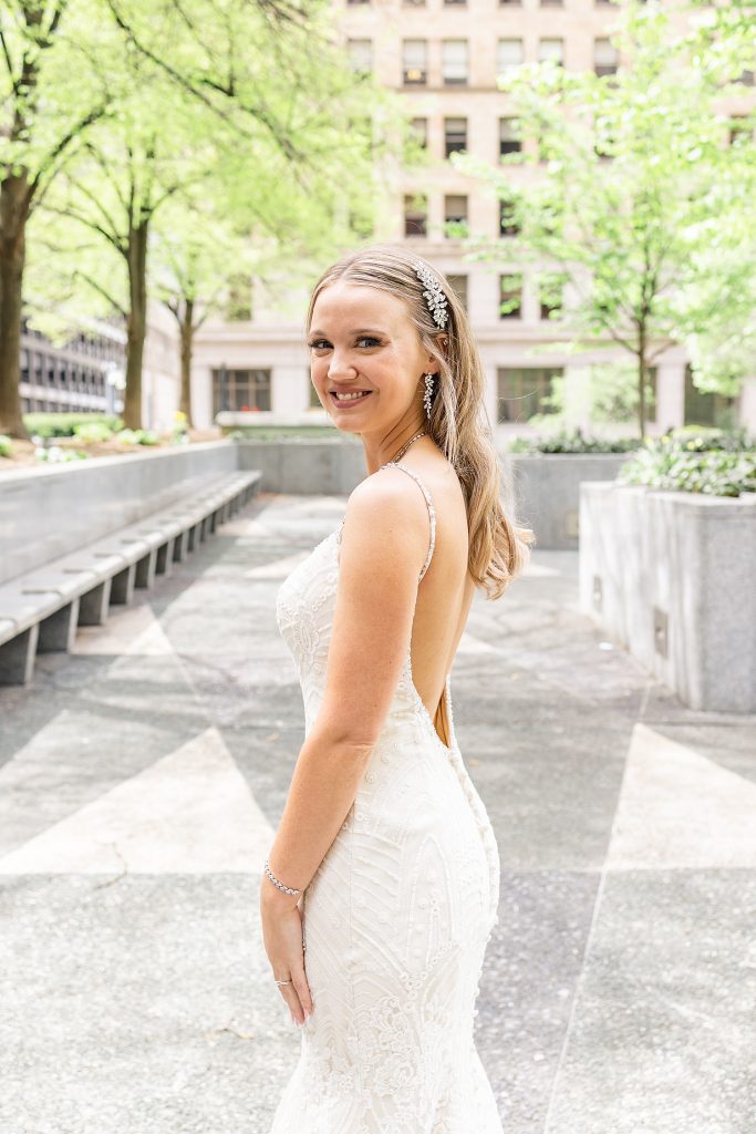 Sage Green & Dusty Blue Energy Innovation Center Wedding | Burgh Brides | Danielle Durbin Film & Photo
