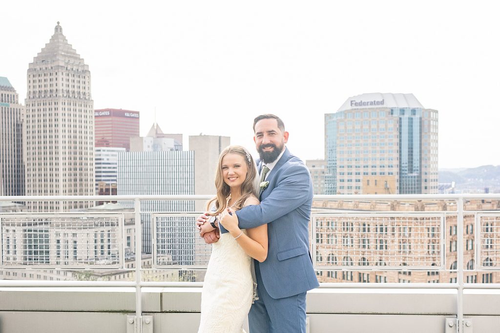 Sage Green & Dusty Blue Energy Innovation Center Wedding | Burgh Brides | Danielle Durbin Film & Photo