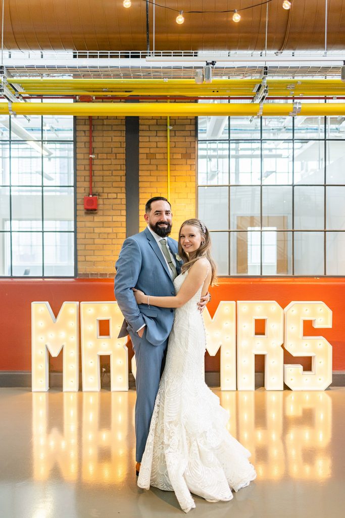Sage Green & Dusty Blue Energy Innovation Center Wedding | Burgh Brides | Danielle Durbin Film & Photo