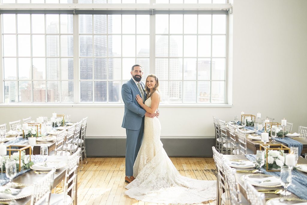 Sage Green & Dusty Blue Energy Innovation Center Wedding | Burgh Brides | Danielle Durbin Film & Photo