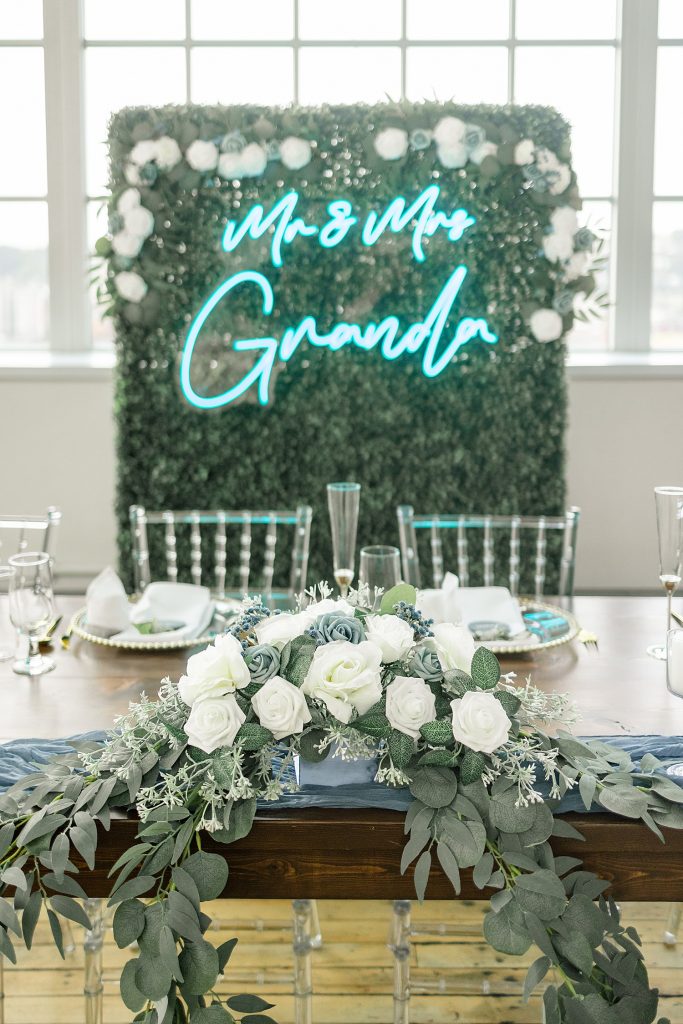 Sage Green & Dusty Blue Energy Innovation Center Wedding | Burgh Brides | Danielle Durbin Film & Photo