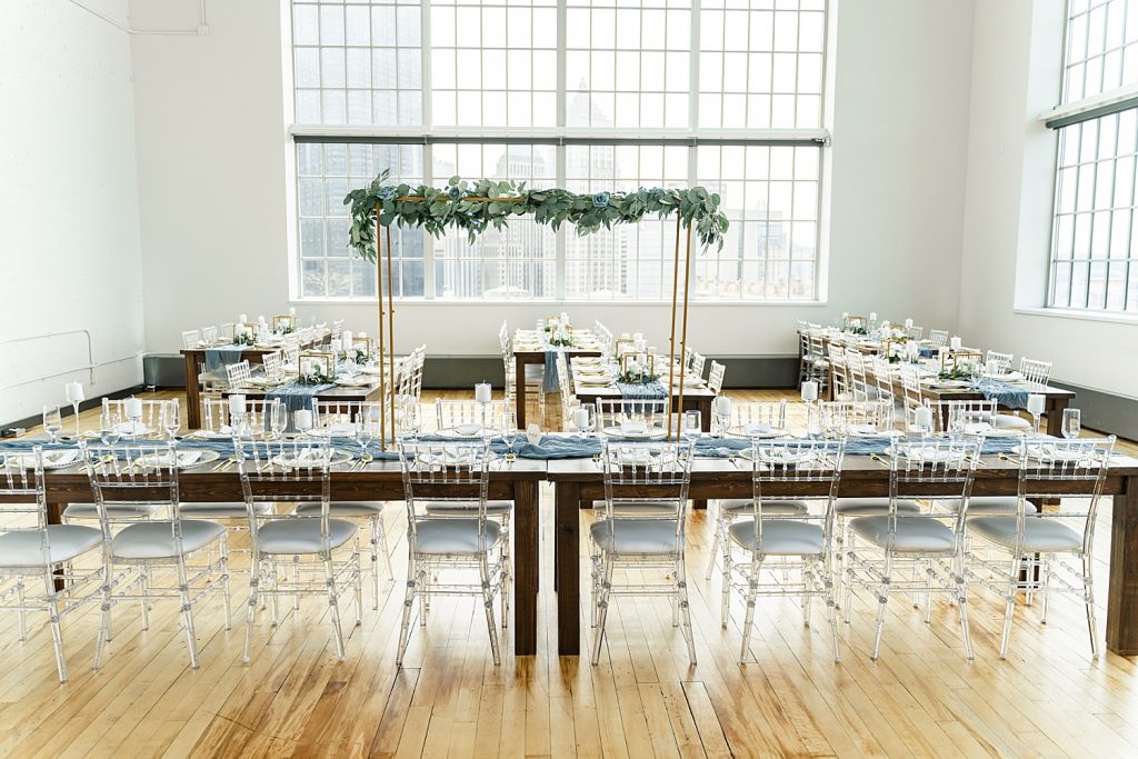 Sage Green & Dusty Blue Energy Innovation Center Wedding | Burgh Brides | Danielle Durbin Film & Photo
