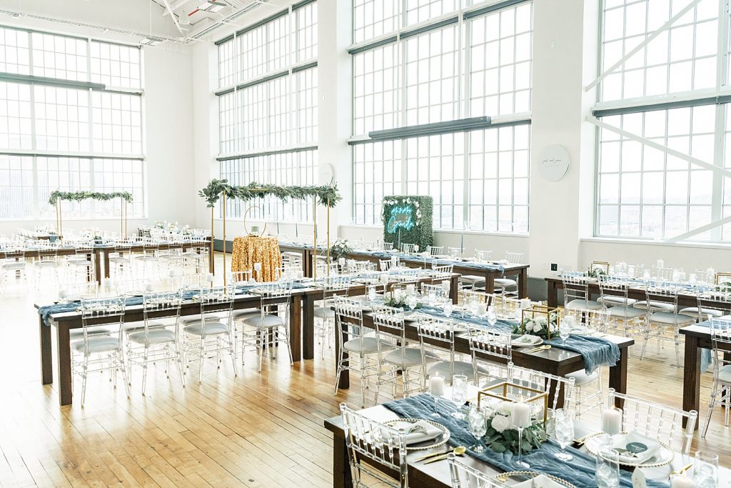 Sage Green & Dusty Blue Energy Innovation Center Wedding | Burgh Brides | Danielle Durbin Film & Photo