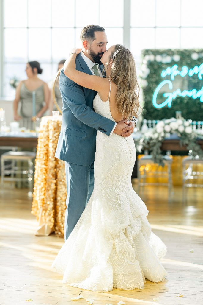 Sage Green & Dusty Blue Energy Innovation Center Wedding | Burgh Brides | Danielle Durbin Film & Photo