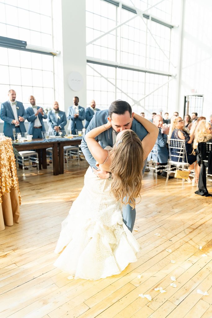 Sage Green & Dusty Blue Energy Innovation Center Wedding | Burgh Brides | Danielle Durbin Film & Photo