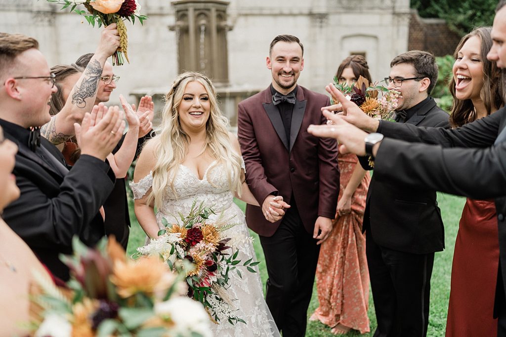 Boho Maroon & Peach MuseumLab Wedding | Burgh Brides | Frank Vilsack Photography