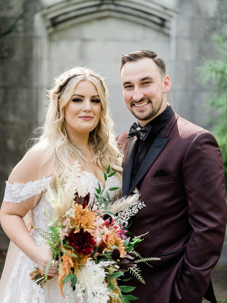 Boho Maroon & Peach MuseumLab Wedding | Burgh Brides | Frank Vilsack Photography