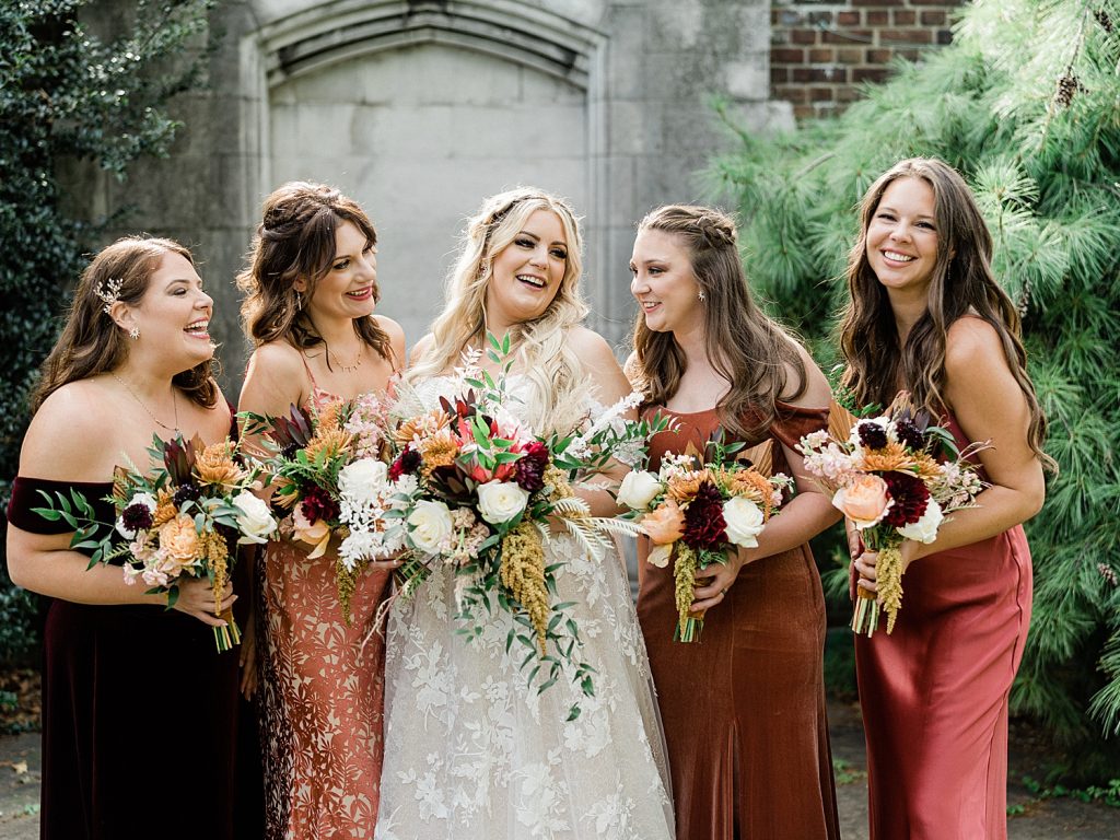 Boho Maroon & Peach MuseumLab Wedding | Burgh Brides | Frank Vilsack Photography