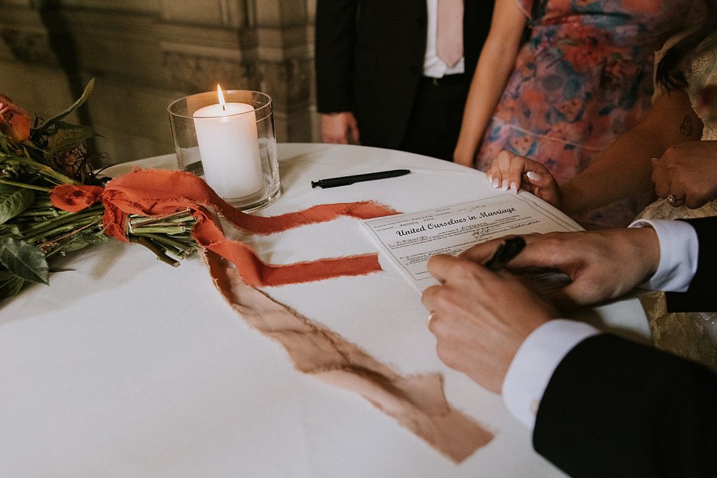 Intimate Courthouse Wedding & Cafe du Jour Reception | Burgh Brides | All Heart Photo