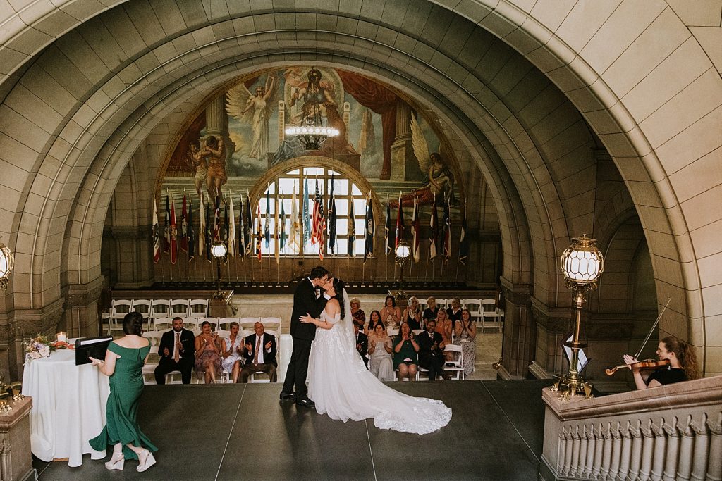 Intimate Courthouse Wedding & Cafe du Jour Reception | Burgh Brides | All Heart Photo
