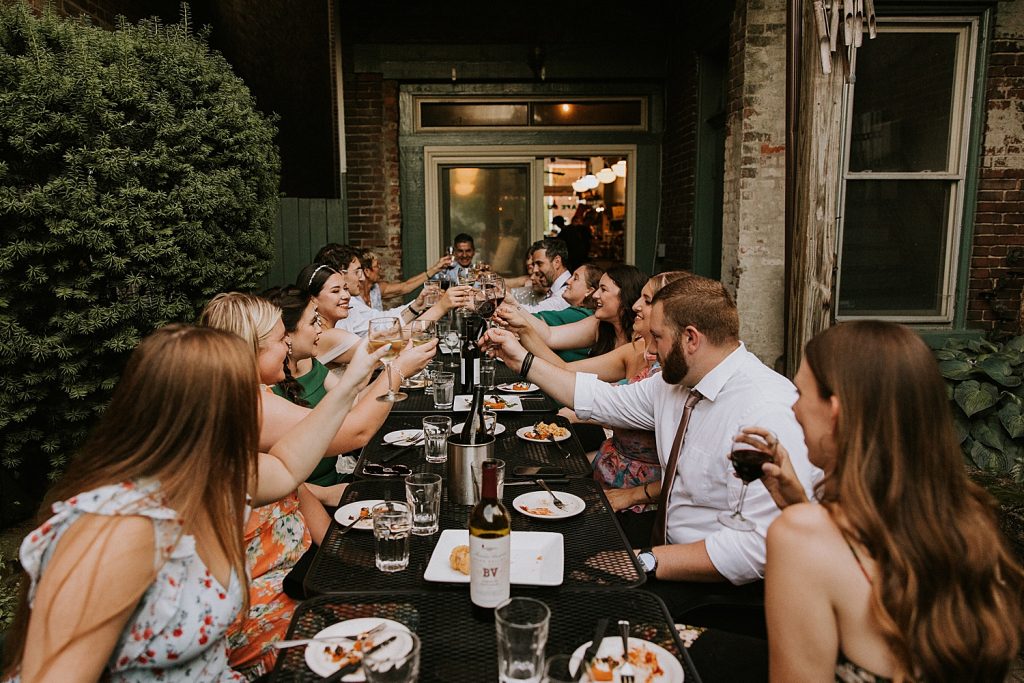 Intimate Courthouse Wedding & Cafe du Jour Reception | Burgh Brides | All Heart Photo