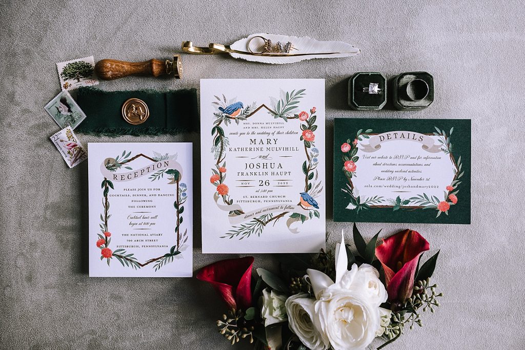 Bird Inspired Wedding at the National Aviary | Burgh Brides | Kaitlin Powell Photography