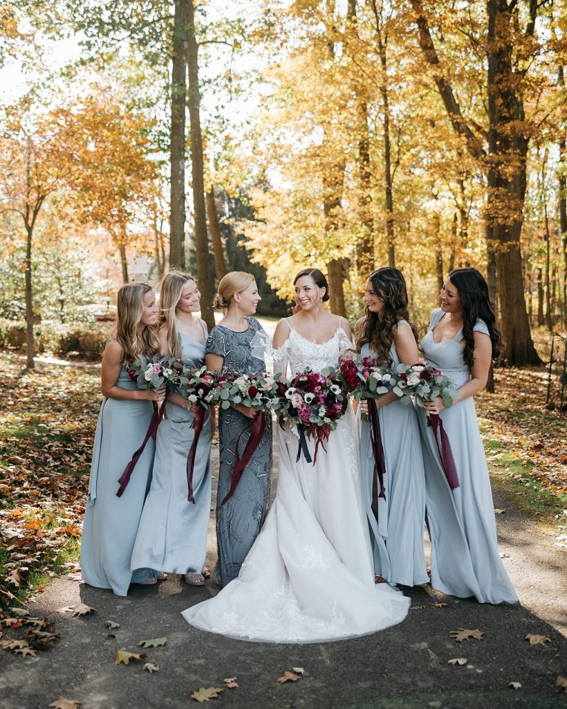 Dusty Blue & Berry Wedding at the Butler Country Club | Burgh Brides | Carly K Photography
