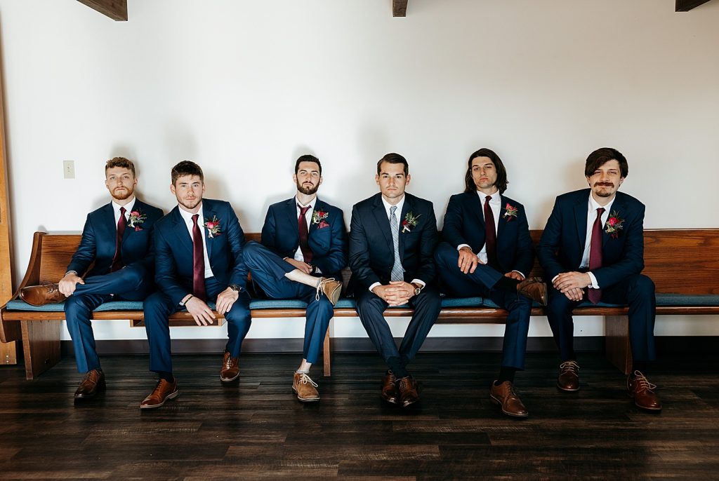 Dusty Blue & Berry Wedding at the Butler Country Club | Burgh Brides | Carly K Photography