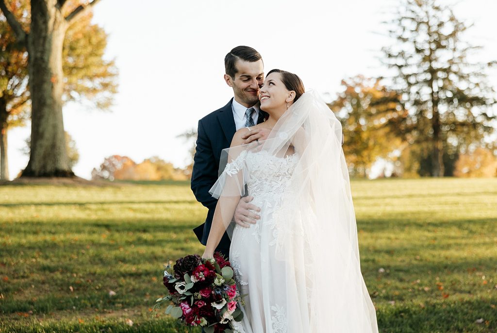 Dusty Blue & Berry Wedding at the Butler Country Club | Burgh Brides | Carly K Photography