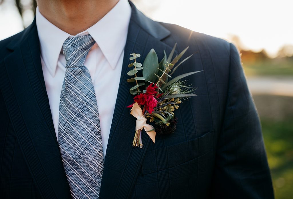 Dusty Blue & Berry Wedding at the Butler Country Club | Burgh Brides | Carly K Photography