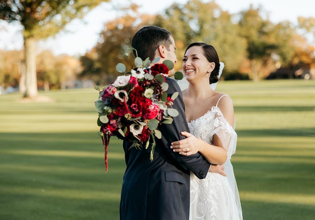 Dusty Blue & Berry Wedding at the Butler Country Club | Burgh Brides | Carly K Photography