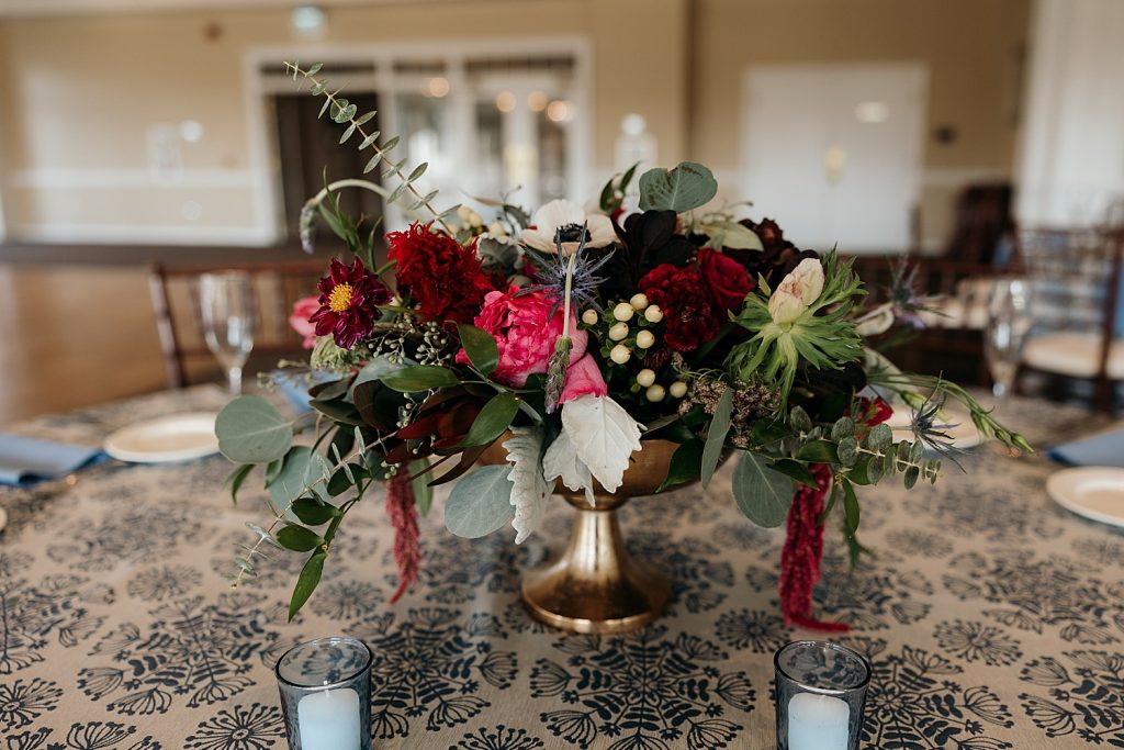 Dusty Blue & Berry Wedding at the Butler Country Club | Burgh Brides | Carly K Photography
