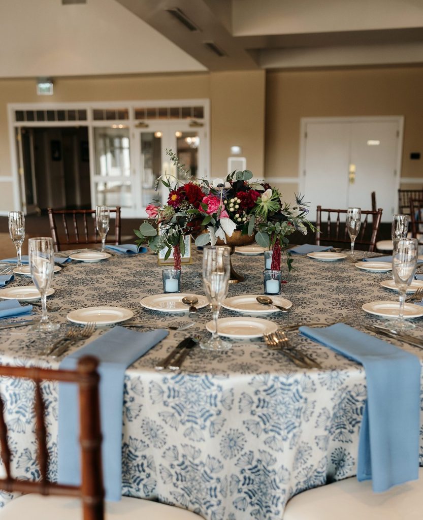 Dusty Blue & Berry Wedding at the Butler Country Club | Burgh Brides | Carly K Photography